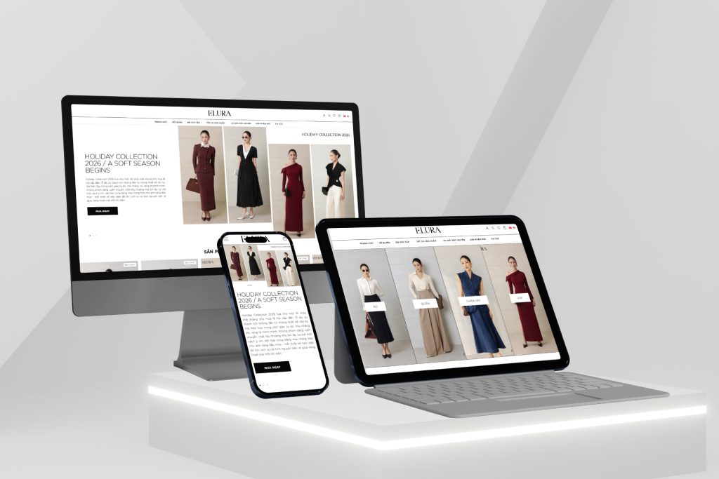 Giao diện Website Elura