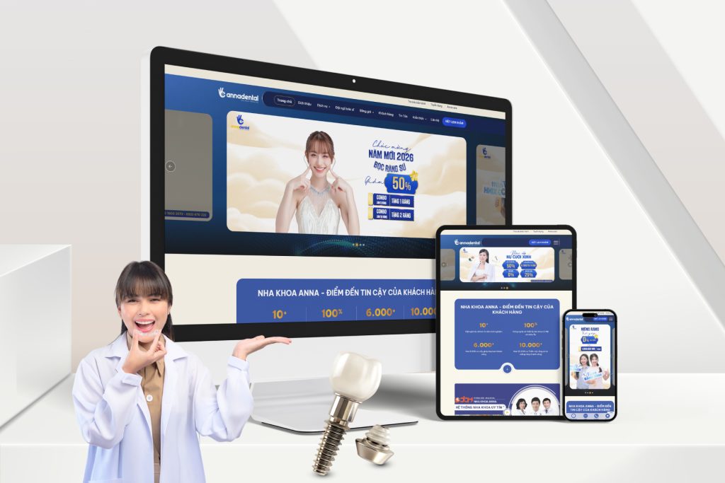 Giao diện Nha Khoa Anna